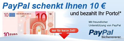 Paypal Gutscheincode 10 Euro