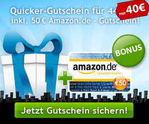 Amzazon Gutschein bei Quicker