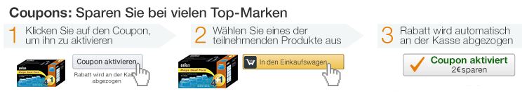 NEU: Mit Amazon Coupons sparen