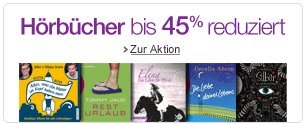 Amazon Hörbücher mit bis zu 45% Rabatt