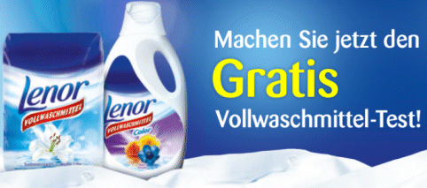 Lenor Vollwaschmittel Testwochen