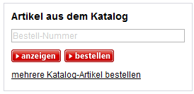 Weltbild Bestellnummern eingeben