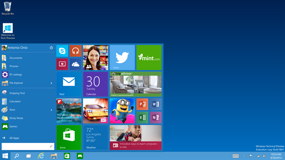 Windows 10 Screenshot