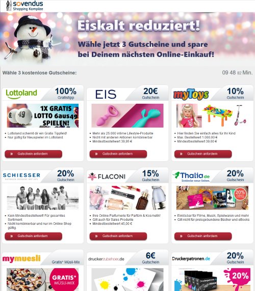 sovendusgutscheine Gutscheine, Rabatte und Coupons