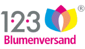 123 Blumenversand Shop Logo